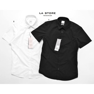 Áo sơ mi nam ngắn tay vải bamboo