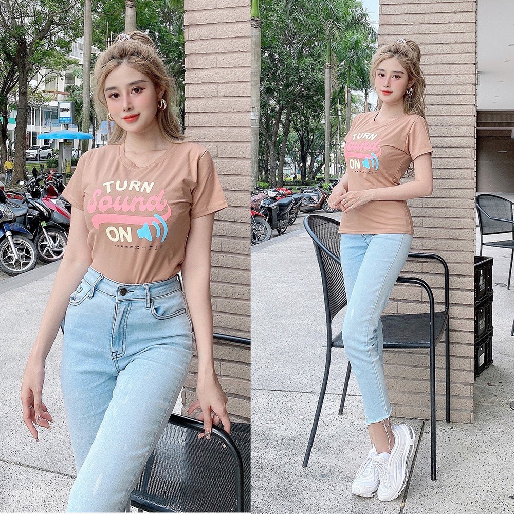 Áo thun thái áo thun nữ form ôm | BigBuy360 - bigbuy360.vn