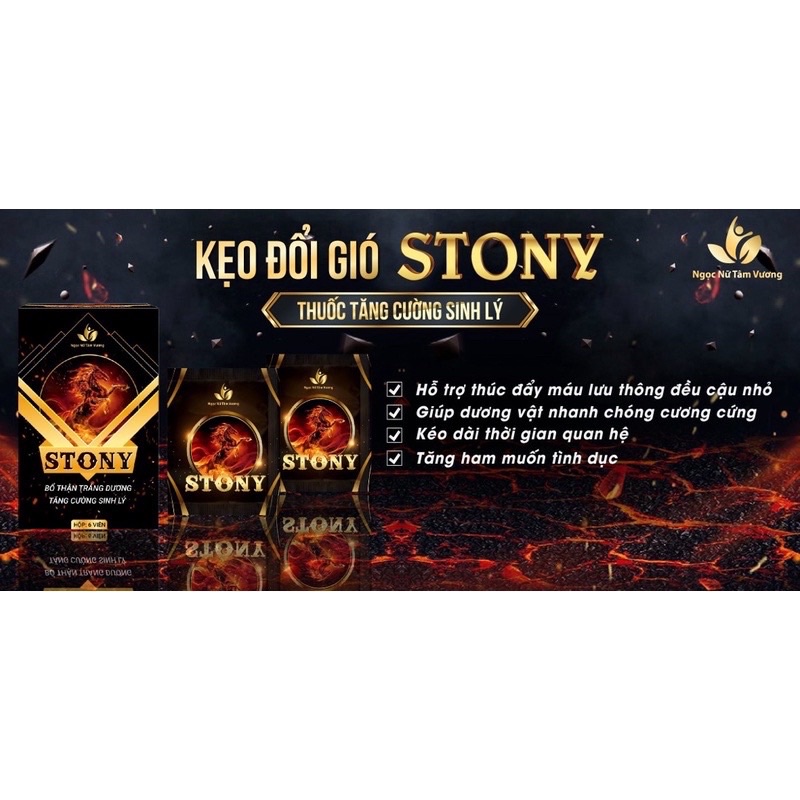 KẸO ĐỔI GIÓ STONY[HÀNG CHÍNH HÃNG]