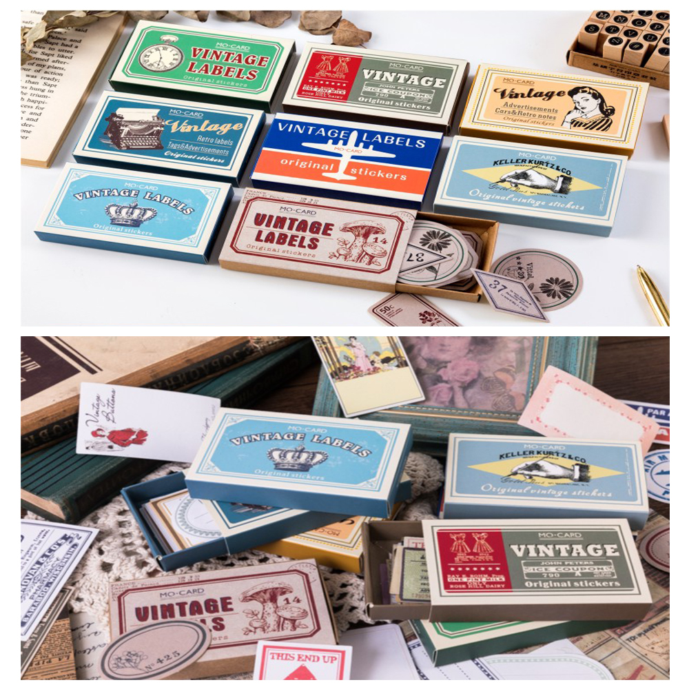 Nhãn Dán Trang Trí Phong Cách Cổ Điển