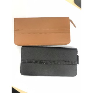 Ví dài da bò dập gân và da bò trơn