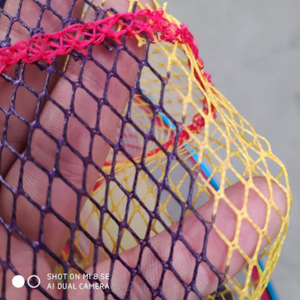 Mặt vợt câu đài lỗ thưa - mặt vợt 40cm - 45cm lớn