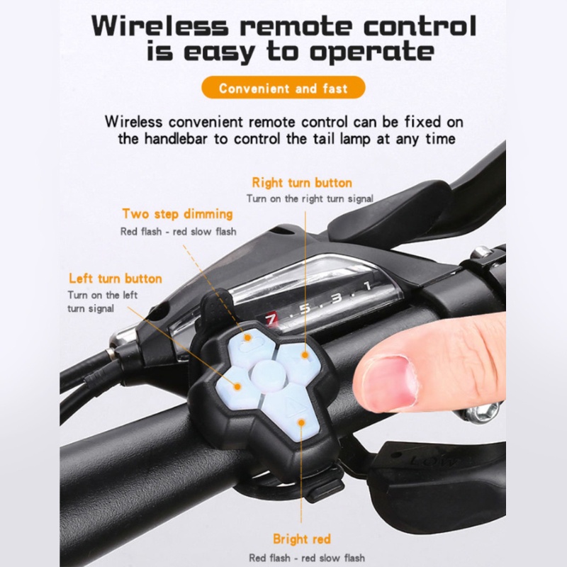 Đèn Hậu Bóng Led Sạc USB Tiện Dụng Cho Xe Đạp