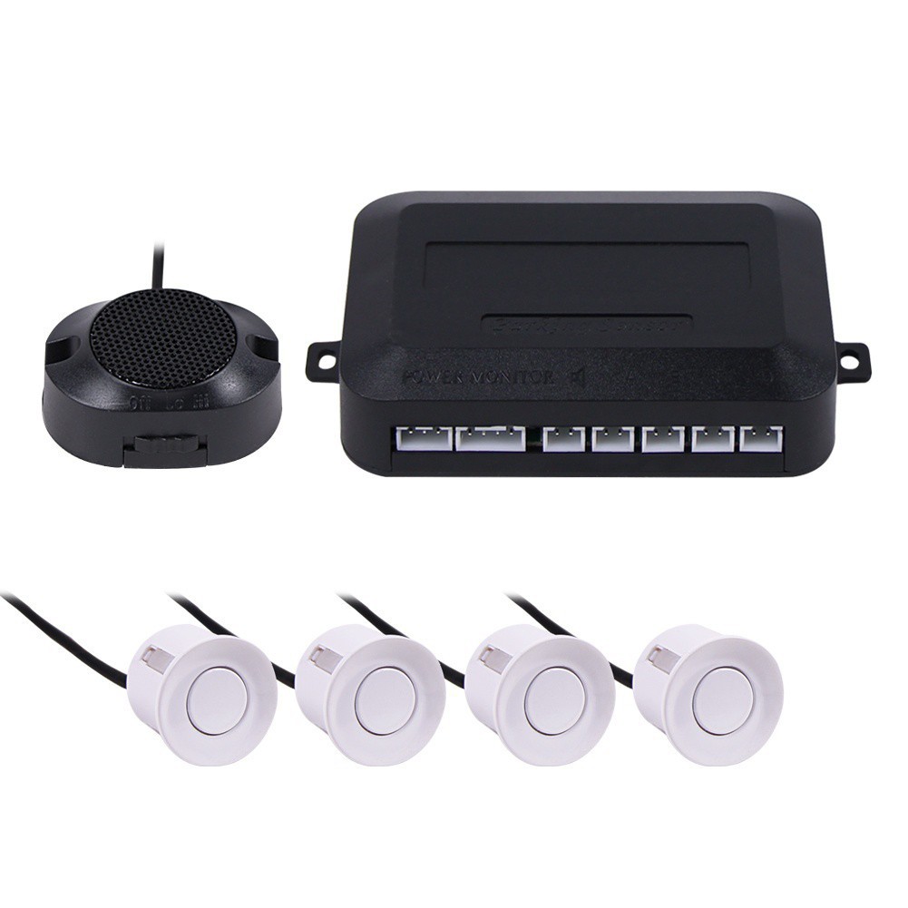 1 Set LED Parking Sensor Kit 7 Colors Car LED Display 4 Sensors 12V For All Cars