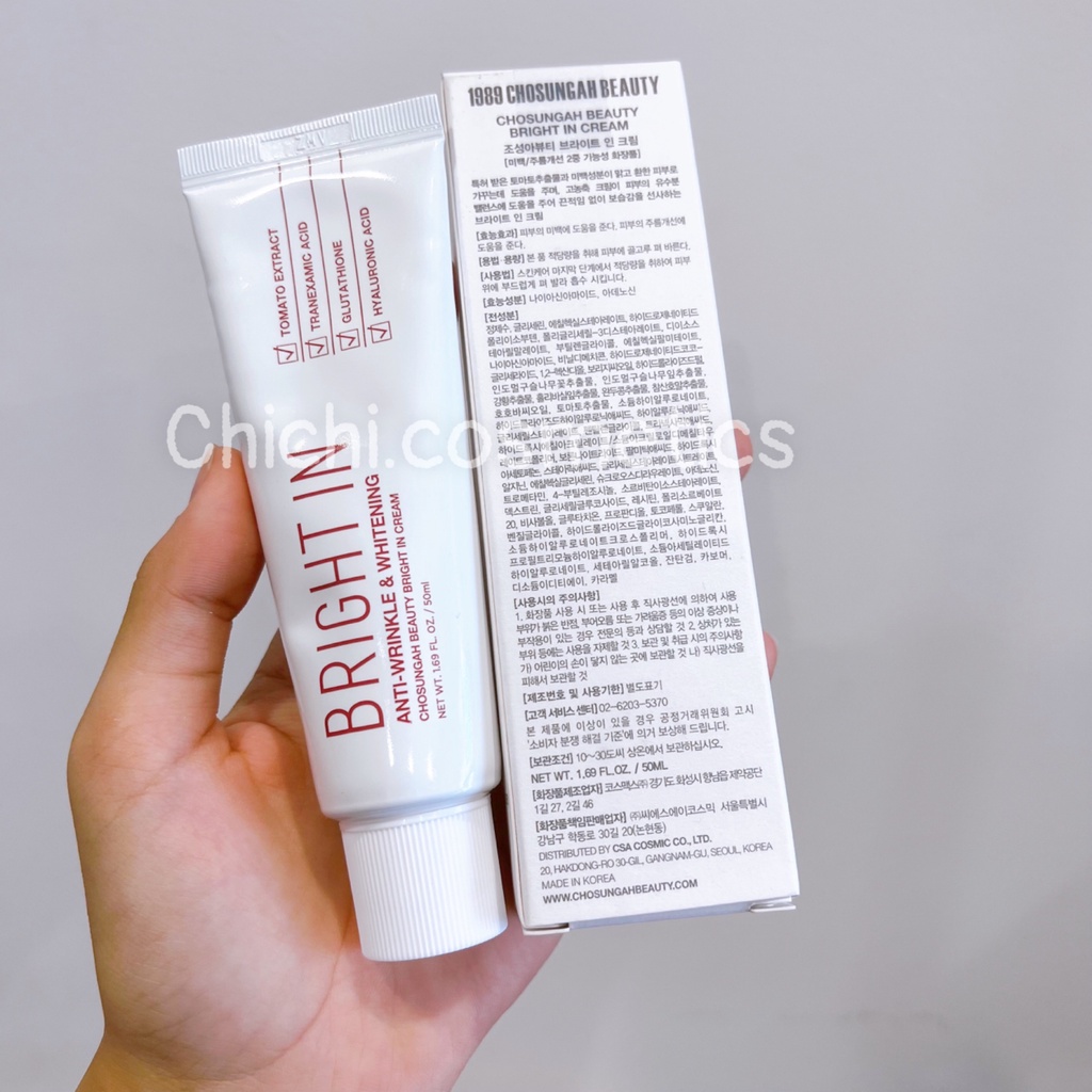 Kem truyền trắng Bright In 1989 Chosungah 50ml