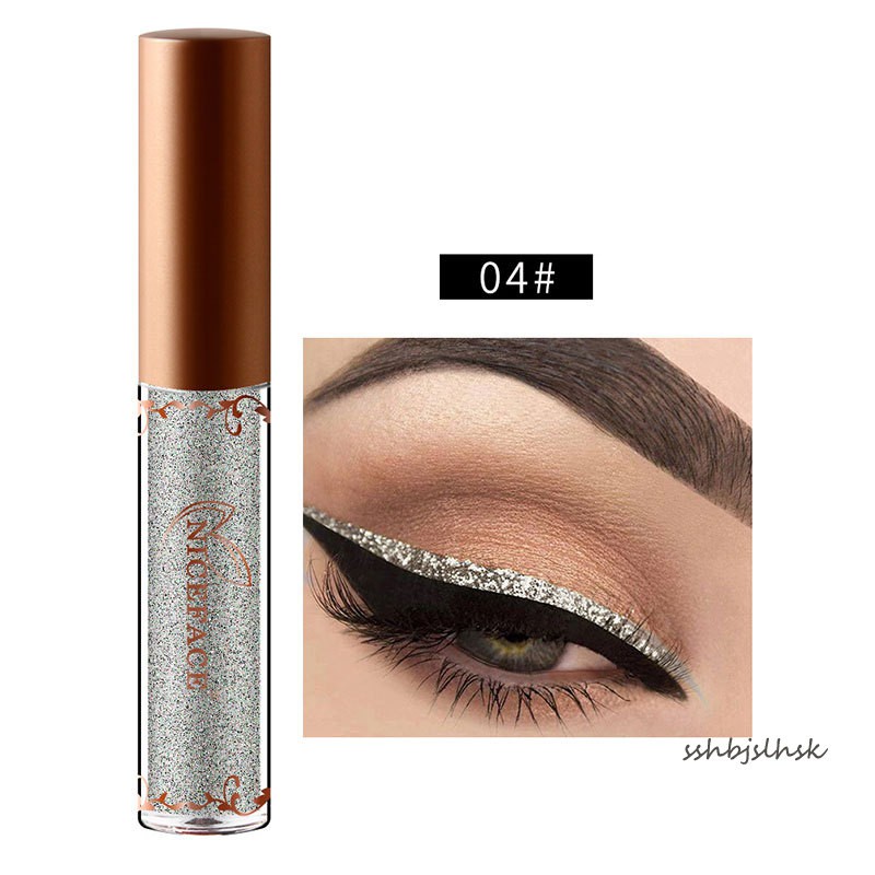 NICEFACE Metallic Colored Shiny Diamond Eyeliner High Pearlescent Eyeliner