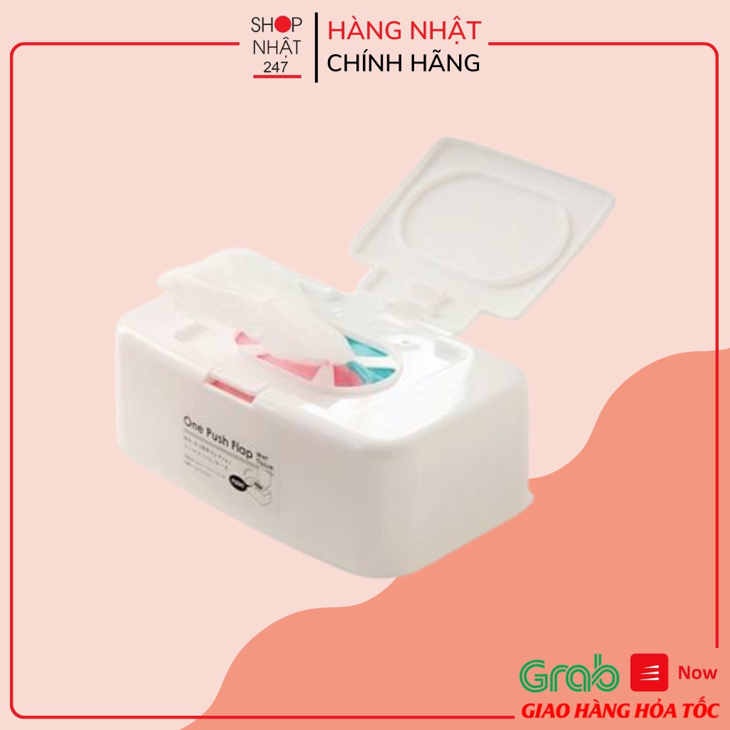 [Hỏa Tốc HN] Hộp đựng giấy ướt có nắp bật NỘI ĐỊA NHẬT BẢN