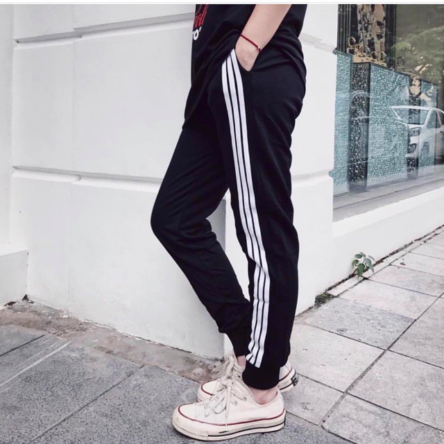 Quần Thể Thao Nam ❤️𝑭𝑹𝑬𝑬𝑺𝑯𝑰𝑷❤️  Quần 3 Sọc Nam Thu Đông Co Giãn Ống Suông, Ống Bo | BigBuy360 - bigbuy360.vn