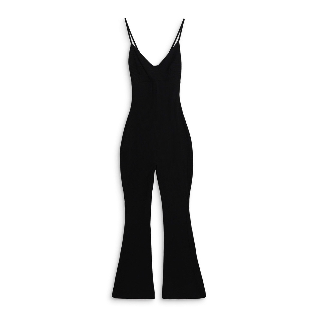 Jumpsuit Nữ Basic Bell Bottom , Chất Liệu Cotton Co Dãn Thoải Mái,WO000099,SOMEHOW