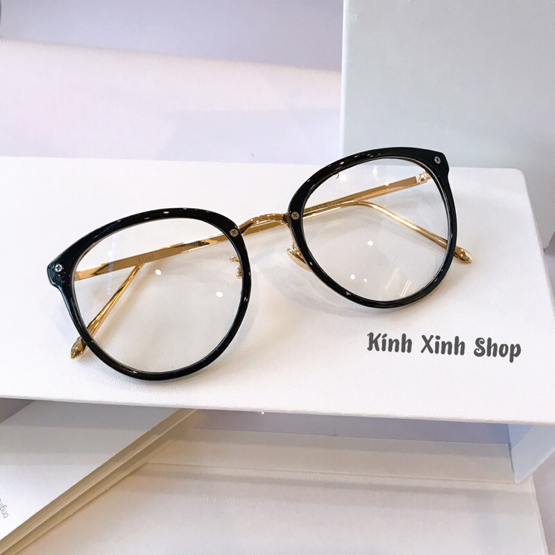 Kính Mắt mèo gọng kim loại ulzzang Hàn Quốc