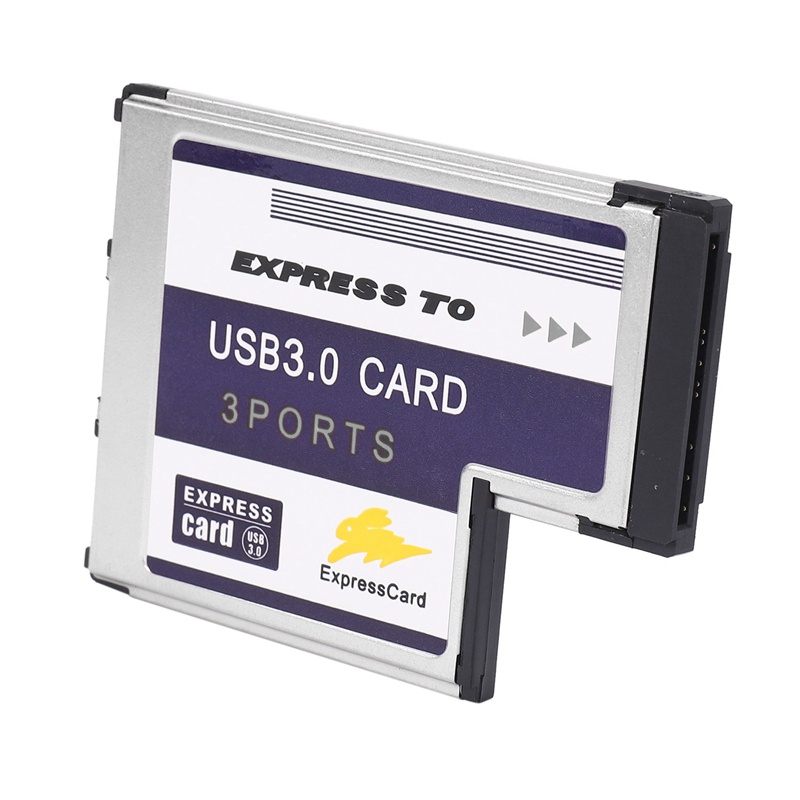 Card Mở Rộng 3 Cổng USB 3.0 54mm PCMCIA Express Cho Laptop Mới