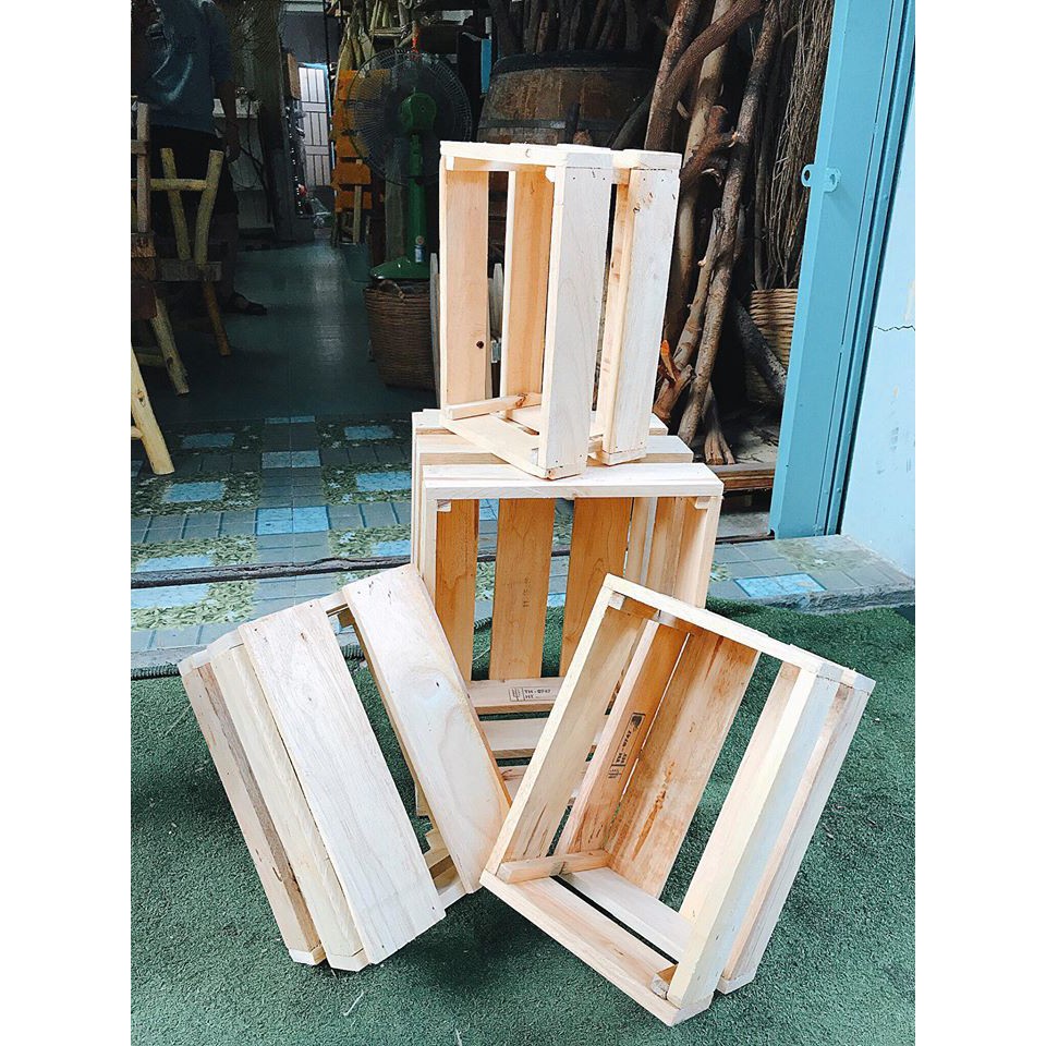 Thùng Pallet trang trí