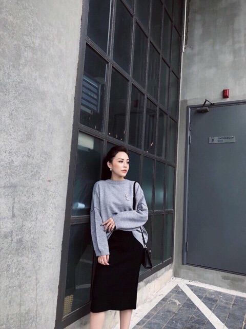 CHÂN VÁY LEN MỊN XẺ SAU MS15727 | BigBuy360 - bigbuy360.vn