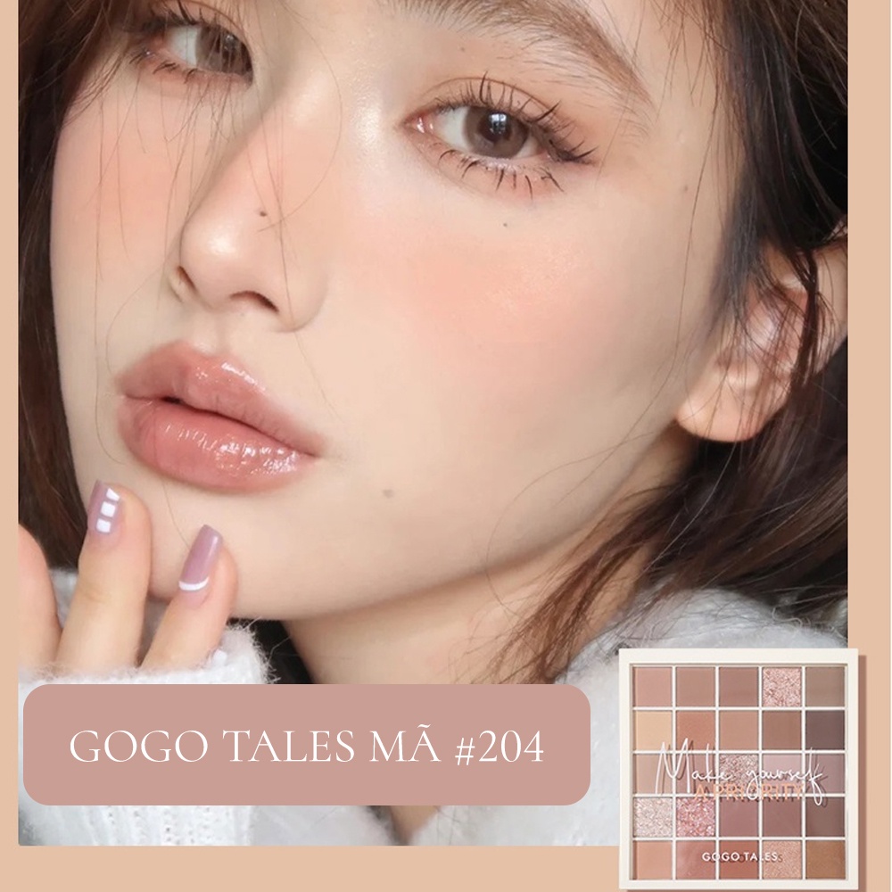 Bảng phấn mắt Make yourself priority 204 GOGO TALES 25 ô GT282 NPP Shoptido