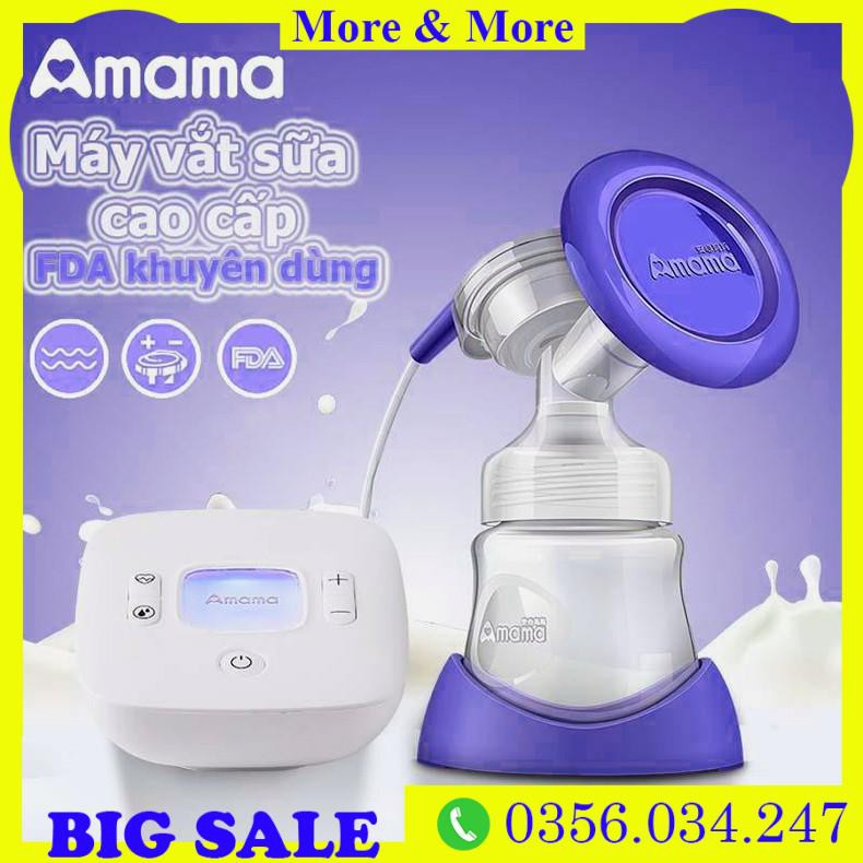 💖 Máy hút sữa vắt sữa điện đơn Amama M15 cho mẹ - hút êm ái dụng cụ không thể thiếu cho mẹ và bé Chính hãng bảo hành b