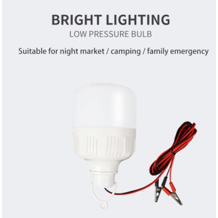 Bóng đèn led 12v Canmeijia 30w 40w 50w kẹp bình ắc quy siêu sáng, Chipled 5730 cao cấp