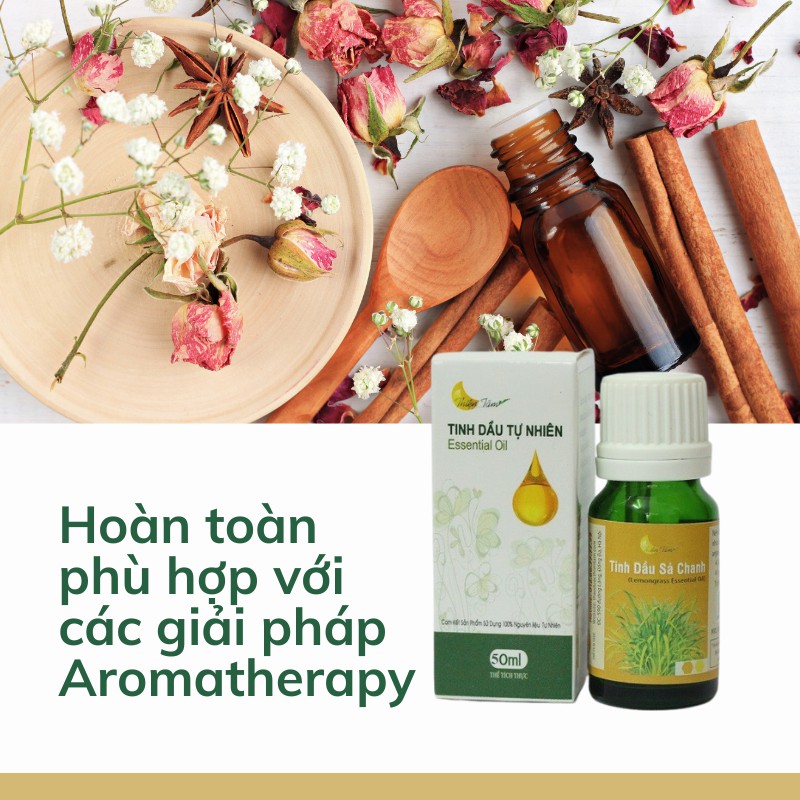 Tinh dầu sả chanh Thiện Tâm   Tinh dầu sạch 10ml / 30ml / 50ml  Lemongrass Essential