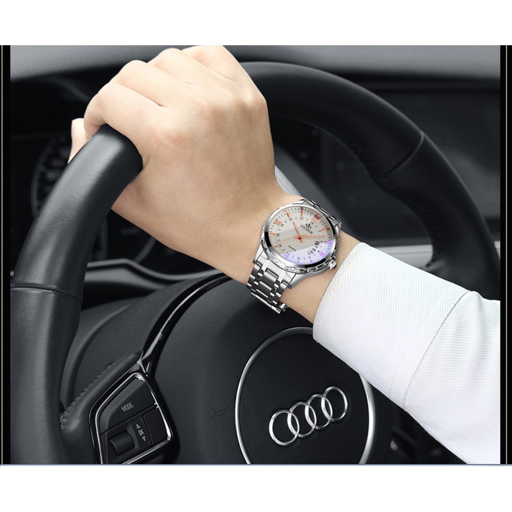 ĐỒNG HỒ NAM CAO CẤP CHÍNH HÃNG FOURRON, DÂY THÉP ĐÚC ĐẶC, KHÓA BƯỚM CAO CẤP, TẶNG CÂY CẮT MẮT DÂY, BẢO HÀNH 2 NĂM | BigBuy360 - bigbuy360.vn