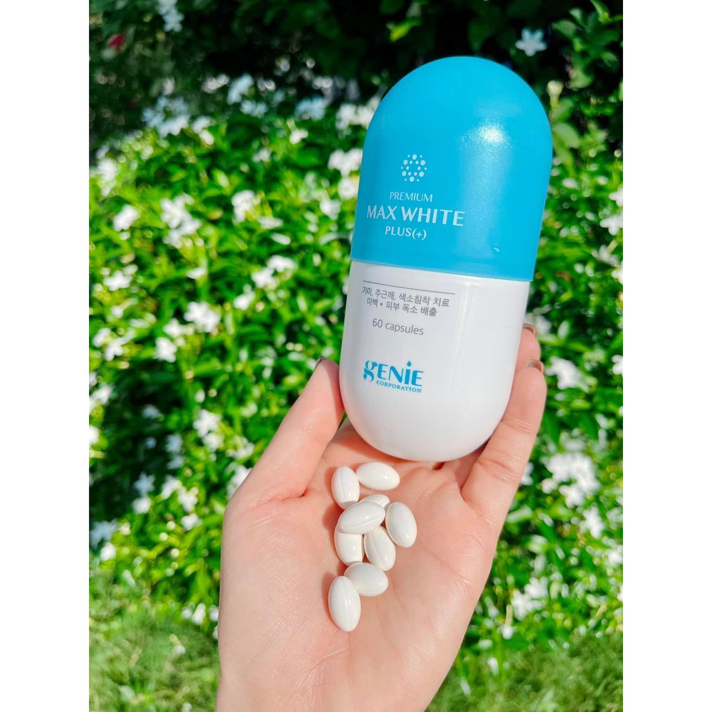 Viên Uống Trắng Da, Thơm Cơ Thể Max White Genie 60 viên