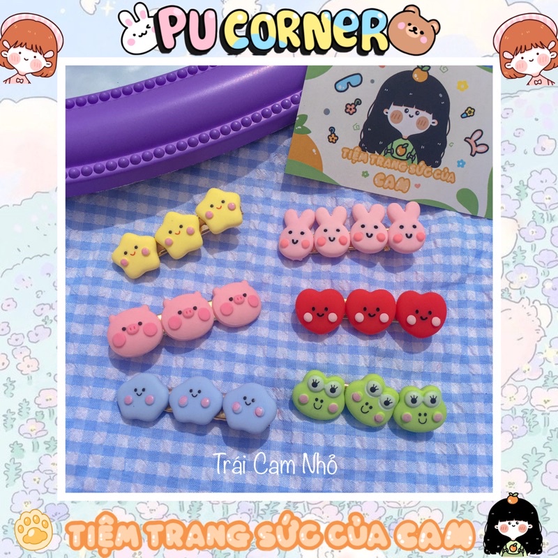 Kẹp mái hình thú cute