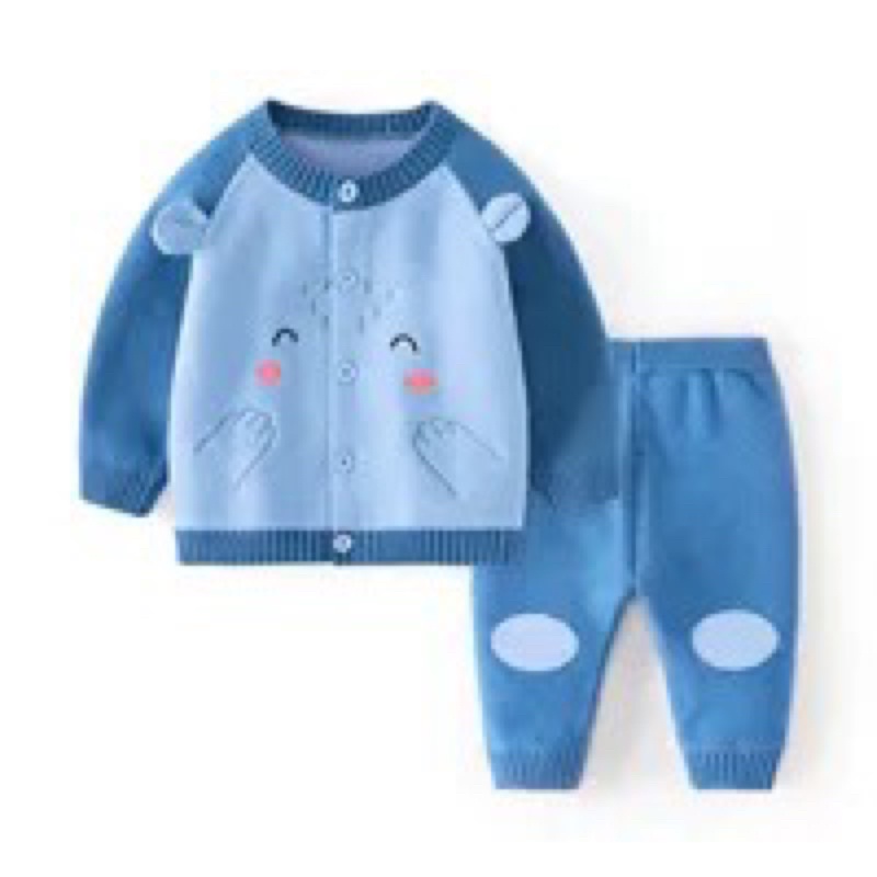 Bộ len Cool Baby xuất Hàn chất đanh đẹp cho bé