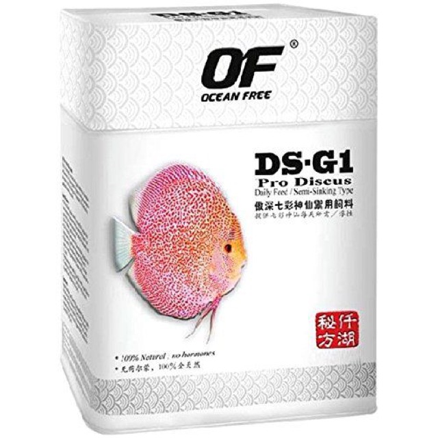 Thức ăn cho cá dĩa hộp thiếc Cao Cấp OF Pro Discus DS-G1 120g - Hàng Công Ty