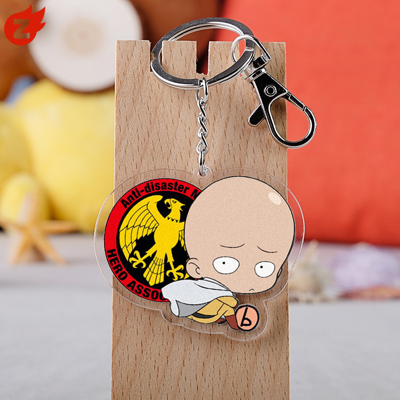 One 1 Móc Khóa Acrylic Hình Nhân Vật One PUNCH-MAN