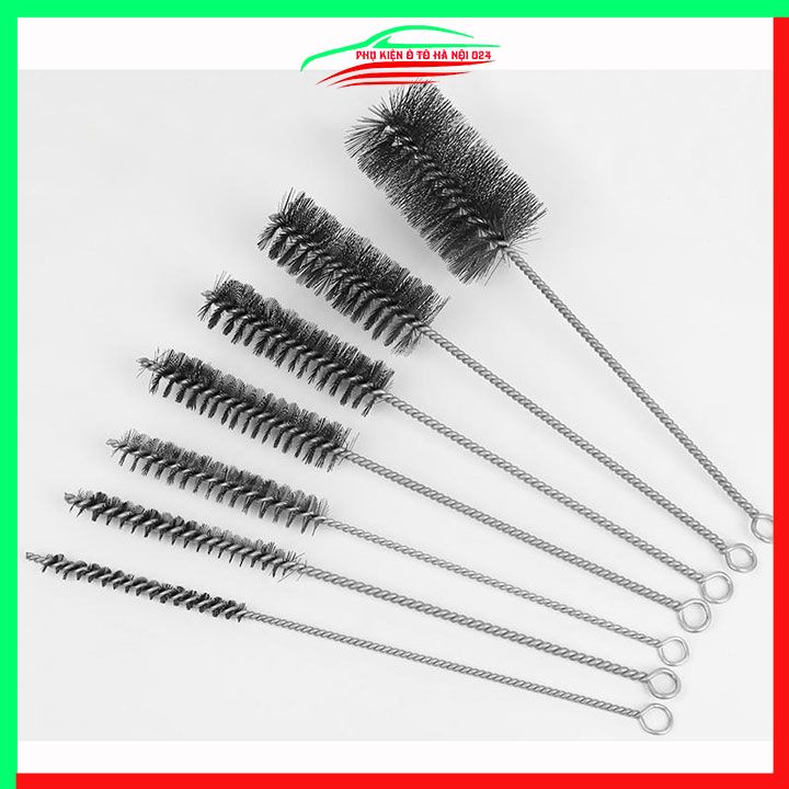 Chổi đánh gỉ sợi thép xoắn tròn đường kính tùy chọn từ 8mm-50mm