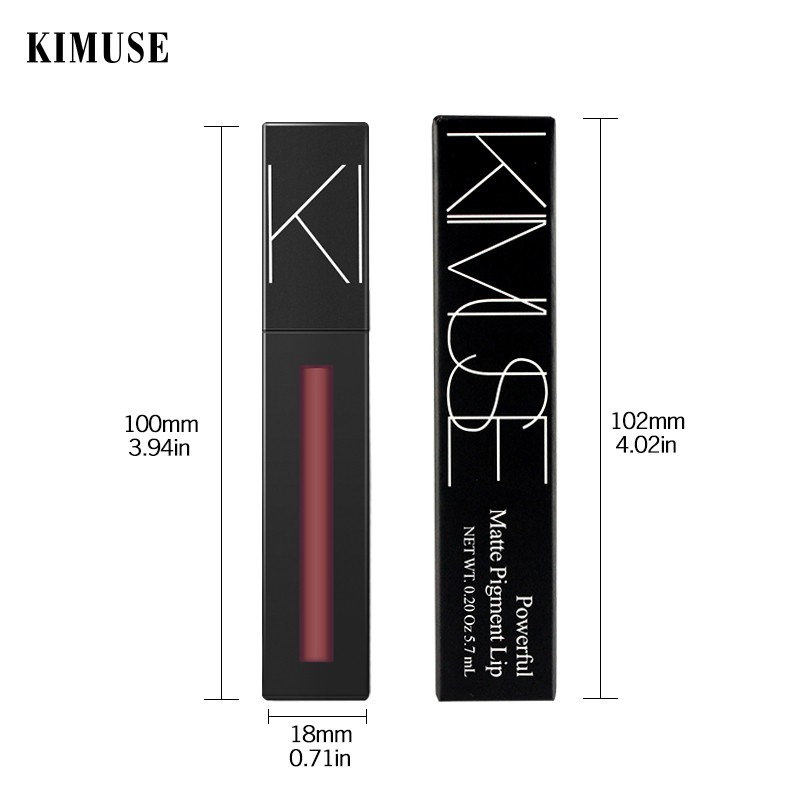 Son môi KIMUSE dạng lỏng hiệu ứng lì bền màu lâu trôi 5.7ml | BigBuy360 - bigbuy360.vn