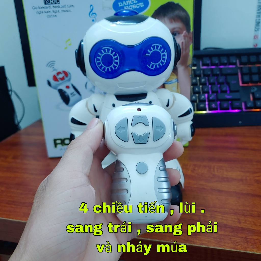 Robot điều khiển thông minh . Smart robot có chức năng tiến lùi sang ngang và nhảy múa ca hát