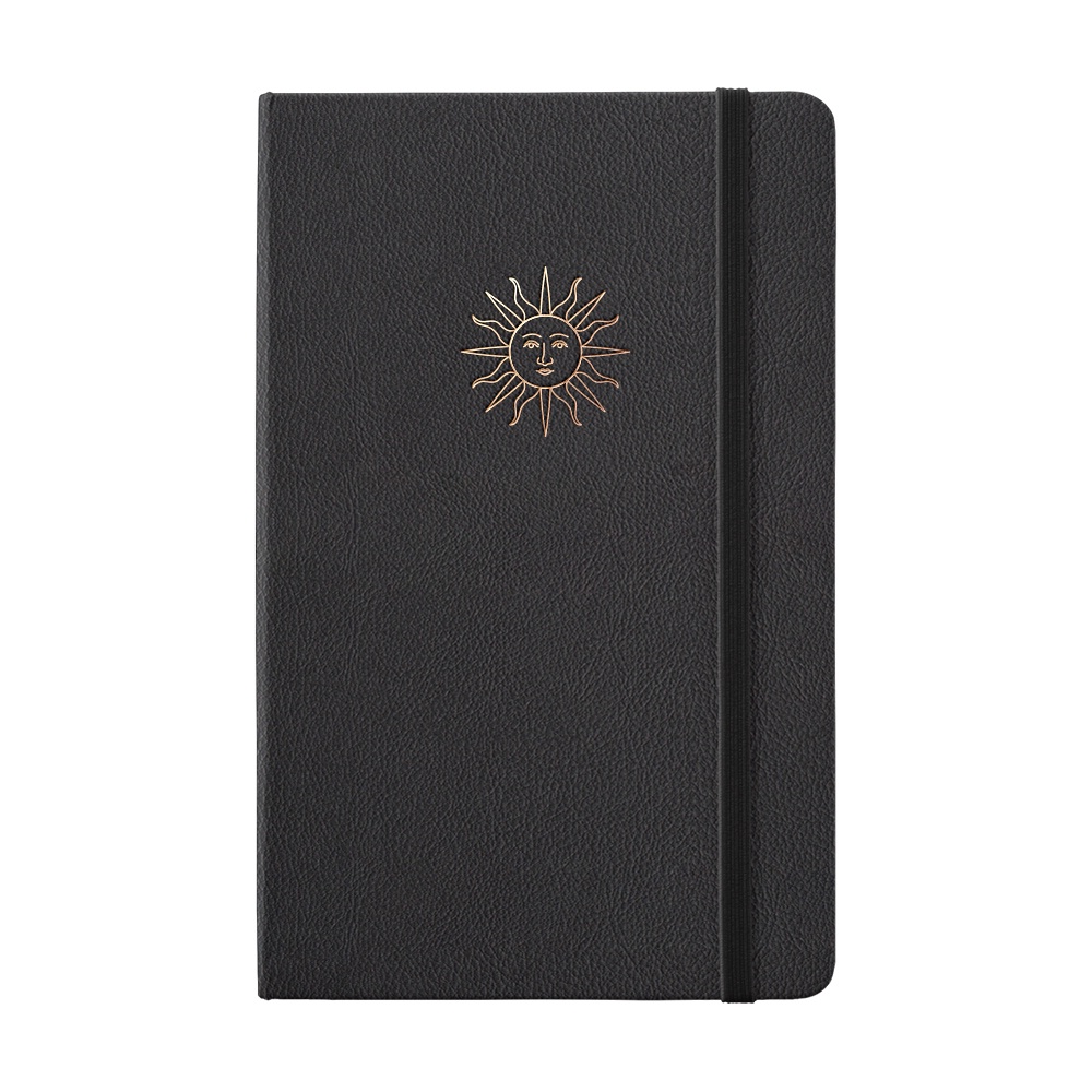 Sổ tay bujo hoạ tiết ép nhũ chìm Asthetic Sunset 196 trang giấy 100GSM