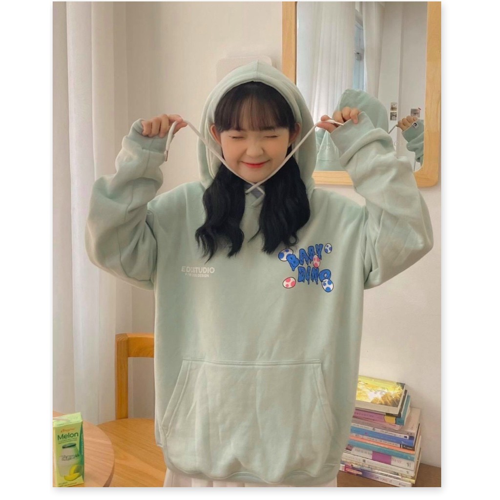ÁO KHOÁC HOODIE BABY DING CUTE CỰC TEEN CHO CÁC BẠN NỮ JG