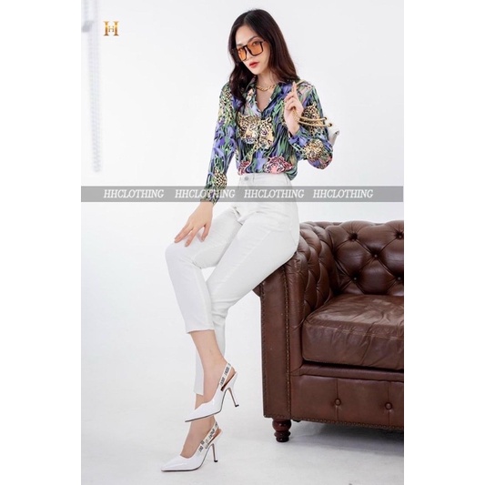 Áo sơ mi dài tay hoạ tiết HH Clothing