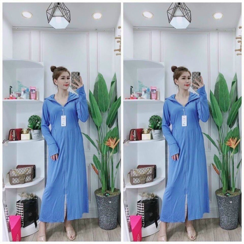 [Mã WASKT304 giảm 15% tối đa 30K đơn 99K] Áo váy chống nắng dáng dài thông hơi chống tia UV cao cấp | BigBuy360 - bigbuy360.vn