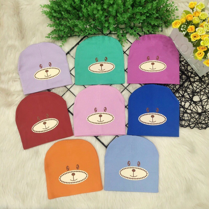Mũ nỉ đẹp, co giãn size đại 1-3 tuổi
