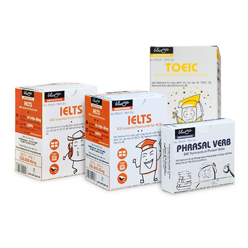 BỘ SIÊU TIẾT KIỆM: 600 TỪ TOEIC - 1100 TỪ IELTS - 240 CỤM ĐỘNG TỪ PHRASAL VERB