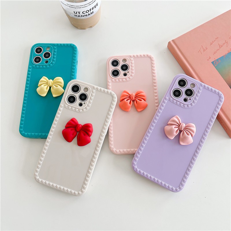 Ốp lưng iphone gắn nơ 6/ 6plus/ 6splus/7plus/8plus/x/xs/11/12/13 pro/max/plus/promax 13promax