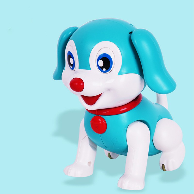 [TẶNG PIN] Đồ chơi Chó Robot Thông Minh chạy pin biết đi, biết sủa, có nhạc, có đèn