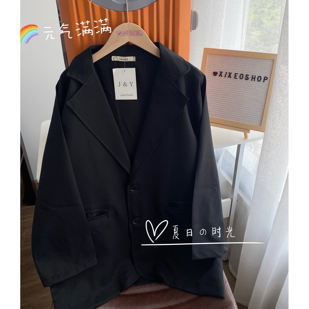 Áo blazer vest nữ, áo khoác màu trơn phong cách ulzzang xixeoshop