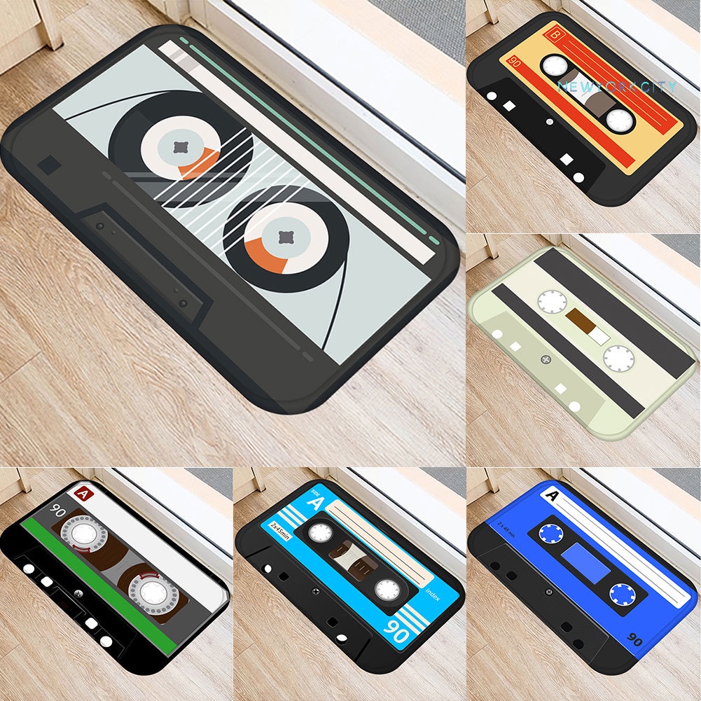 Thảm Chùi Chân Chống Trượt Thấm Hút Nước Bằng Vải Flannel