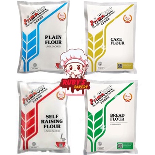 Bột mì không tẩy trắng prima số 8/ số 10/số 11/ số 13 gói 1kg - singapore