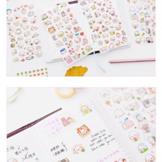 Set 6 tấm sticker cún con ST02