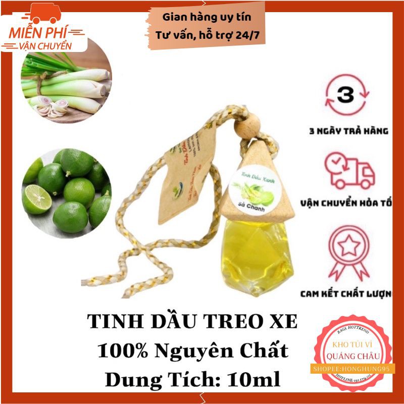 Tinh Dầu Treo Xe FREESHIP Tinh Dầu Treo Tủ Quần Áo Tinh Dầu Treo Phòng Nguyên Chất (có chọn mùi)