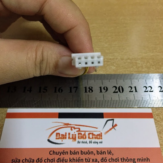 [saigonsg] Dây nối Jack 3P Jack 4P để chế chân sạc của pin 2S và 3S 