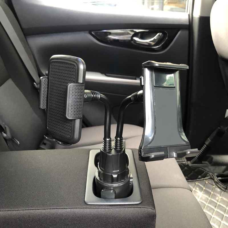 Giá đỡ cốc nước/điện thoại/máy tính bảng hai đầu linh hoạt thông dụng cho xe hơi
 | BigBuy360 - bigbuy360.vn