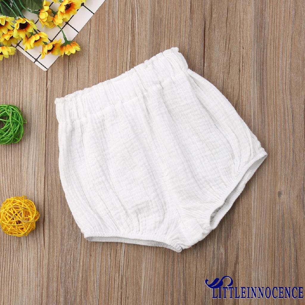 Quần ngắn họa tiết xinh xắn chất liệu cotton cho bé