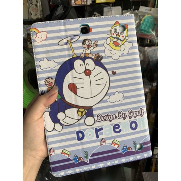 Bao da Samsung Tab A 9.7inch P555 dẻo hình kitty doremon siêu dễ thương