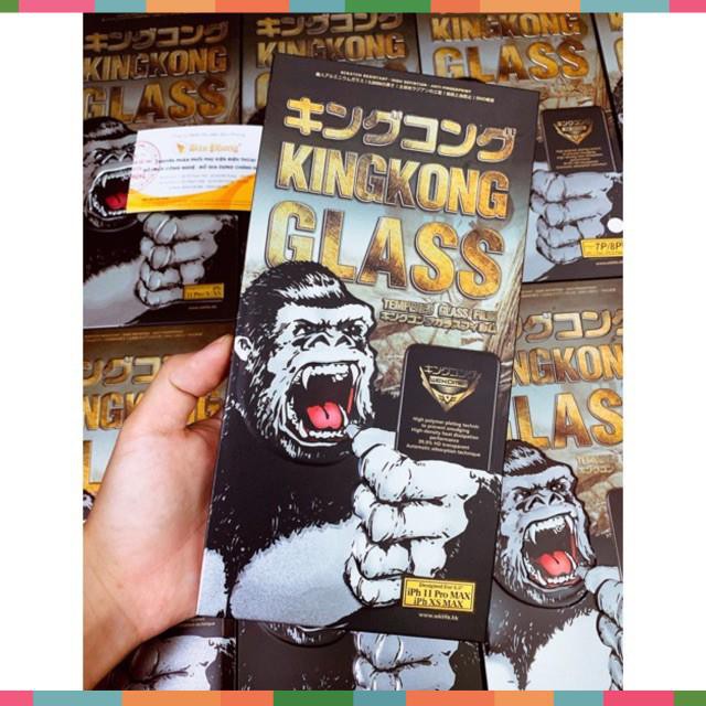 Kính cường lực KingKong hộp sắt 5/5s/6/6s/6plus/6splus/7/7plus/8/8plus/x/xs/xr/xsmax/11/11pro/11prom