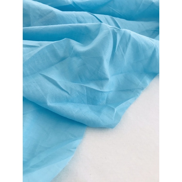 Vải thô boi màu xanh