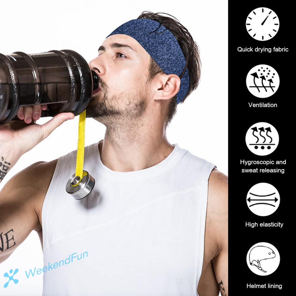 Băng đô thể thao co giãn thấm hút mồ hôi thoáng khí dành cho nam và nữ